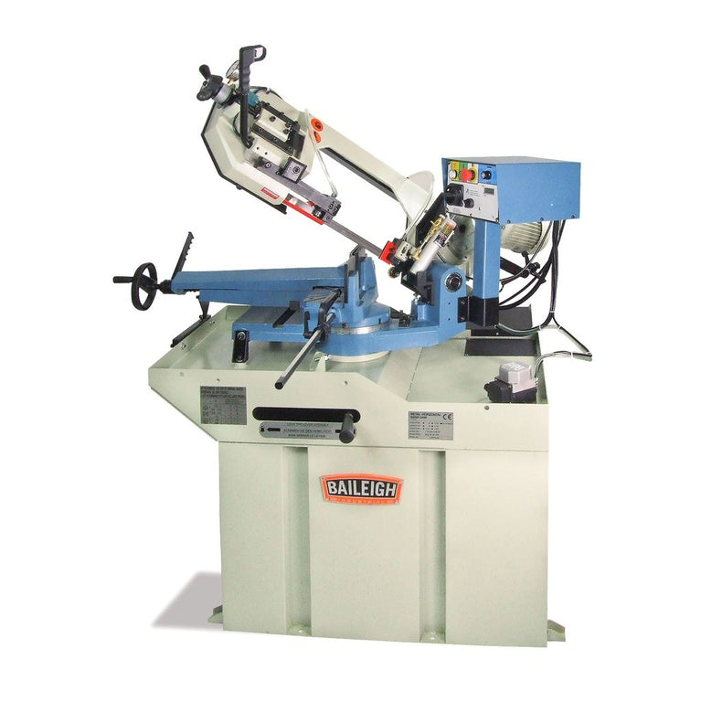 BS-260M; 8.66" Geared Head Dual Mitering Band Saw 1-1/2HP, 220V Single Phase