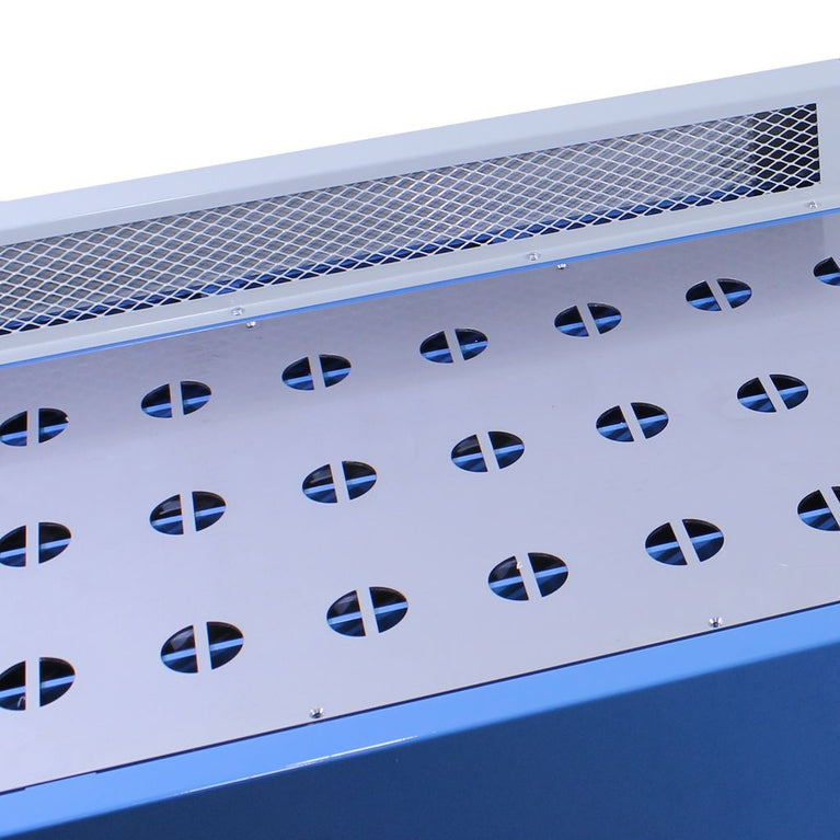 DDTM-5922; 59" x 22" Metal Down Draft Table, Fire Resistant Filter, 1790 CFM ( 2) 1/2HP, 110V, Single Phase motors