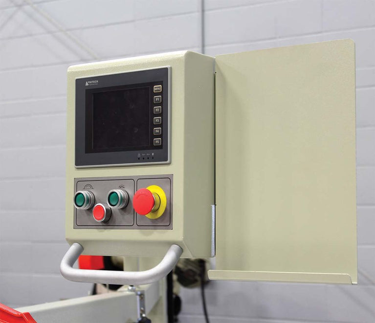 STS-16120-CNC; 220V 3 Phase 7.5 hp 16" CNC Sliding Table Saw