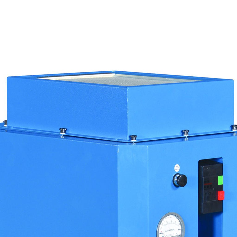 MDC-3500-HD; 2340CFM Heavy Duty Metal Dust Collector, Air Pulse Clean w/ HEPA Filter, 10" Port 5HP, 230V 3Phase