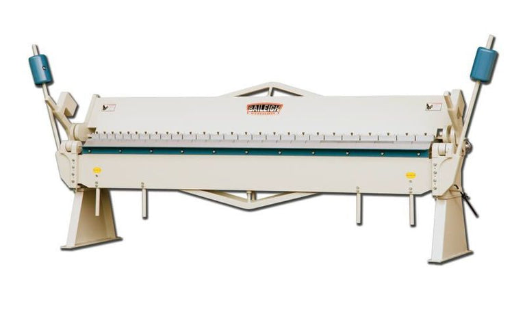 BB-12016; Heavy Duty Manually Operated Box and Pan (Finger) Brake, 10' Length, 16 Gauge Mild Steel Capacity