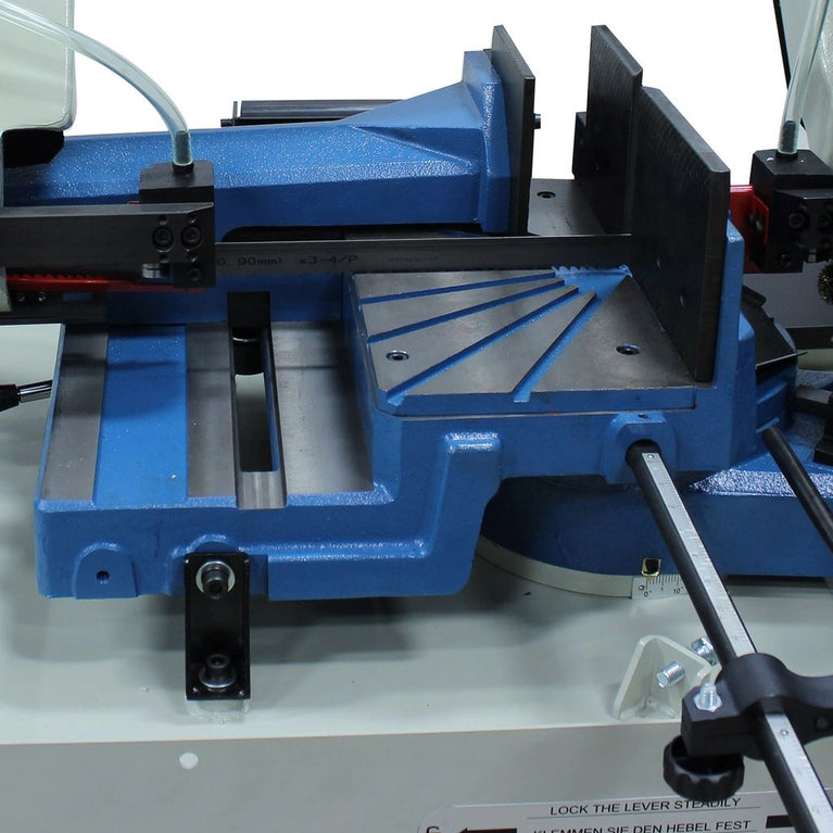 BS-350M; 10-1/2" Variable Speed Dual Mitering Bandsaw 2HP, 220 V, Single Phase