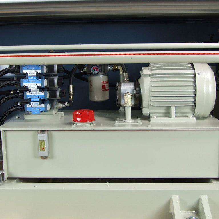 PR-403; 220V 3Phase Hydraulic Plate Roll. 4' Length 3 Gauge (1/4") Mild Steel Capacity