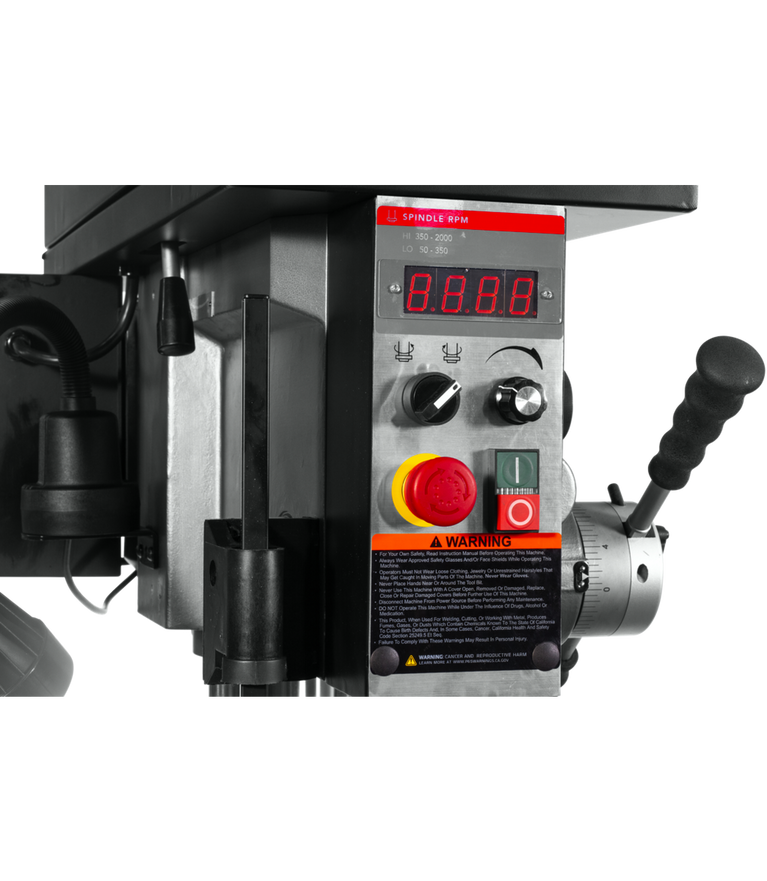 JDPE-20EVS-PDF 20" EVS Drill Press with Power Downfeed 1-1/2HP, 115V, Single Phase
