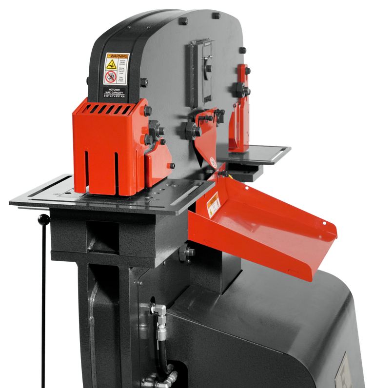 55 Ton Ironworker 1 Phase, 230 Volt, Coper Notcher