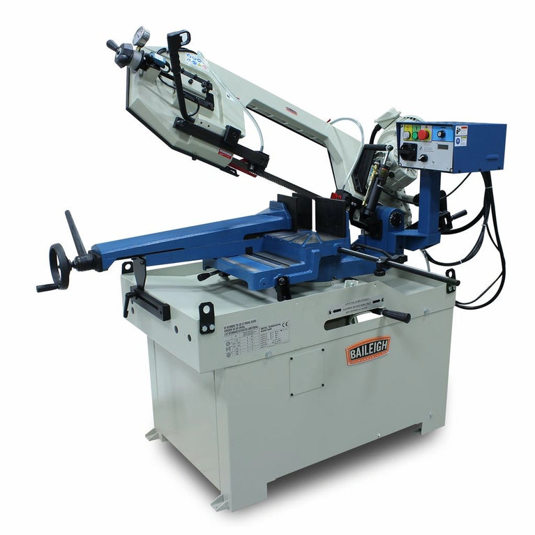 BS-350M; 10-1/2" Variable Speed Dual Mitering Bandsaw 2HP, 220 V, Single Phase