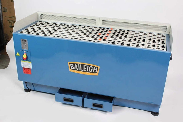 DDT-5921; 1/2HP 110V 59"x21" Split Sided Down Draft Table for Wood, 1790CFM per side, Includes 5 Micron Filter