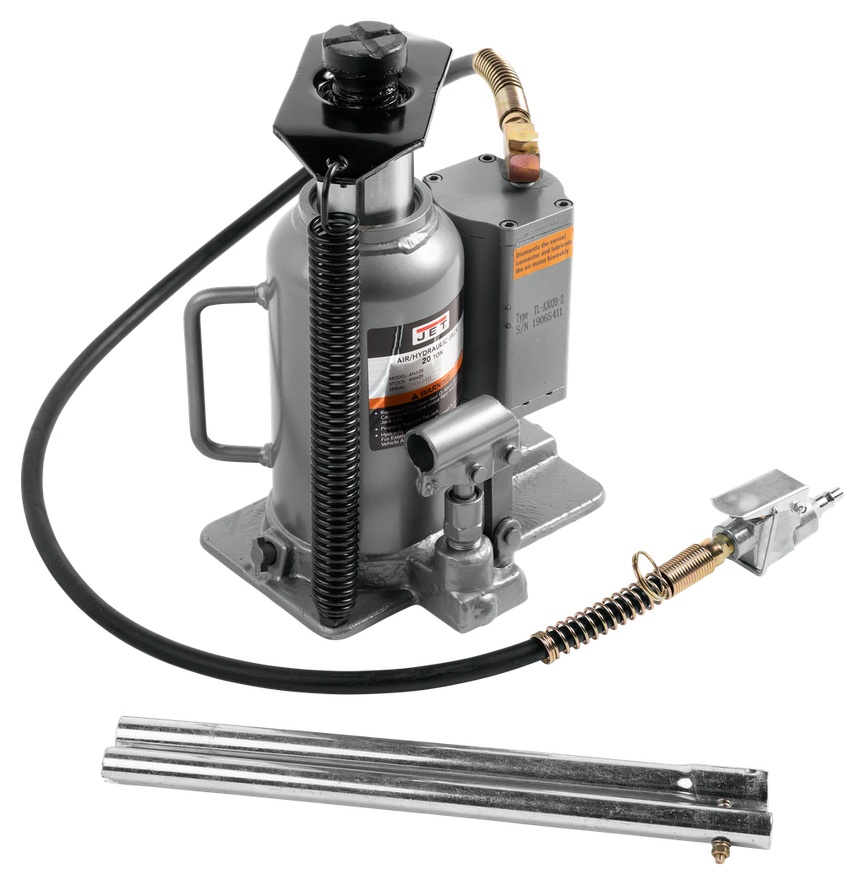 AHJ-20, 20 Ton Air/Hydraulic Bottle Jack