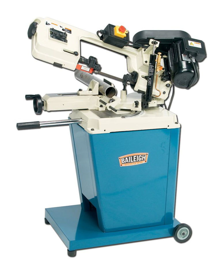 BS-128M; 5"x6 Portable Mitering Band Saw 3/4HP, 110V, Single Phase