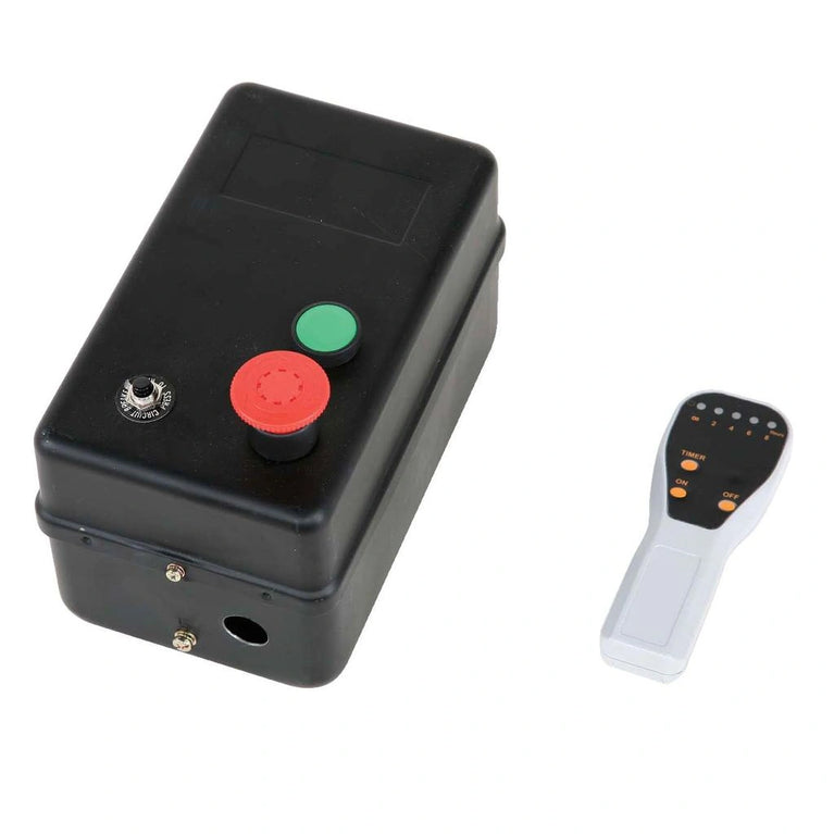 DC-3600C; 5HP 220V 3Ph Cyclone Style Dust Collector with Remote Start, 3600 CFM, 60 Gallon Drum