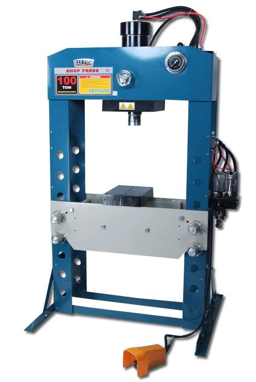 HSP-100A; 100 Ton Air/Hand Operated H-Frame Press, 11-3/4" Stoke, CE Approved