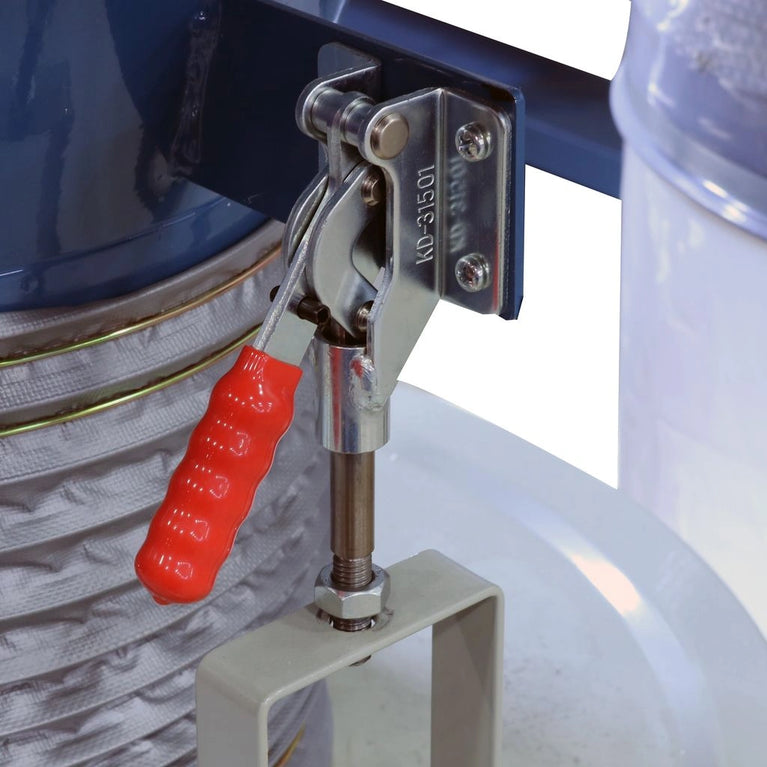 DC-6000C; 10HP 440V 3Ph Cyclone Style Dust Collector with Remote Start and 1 Micron Bag Filters, 6000 CFM