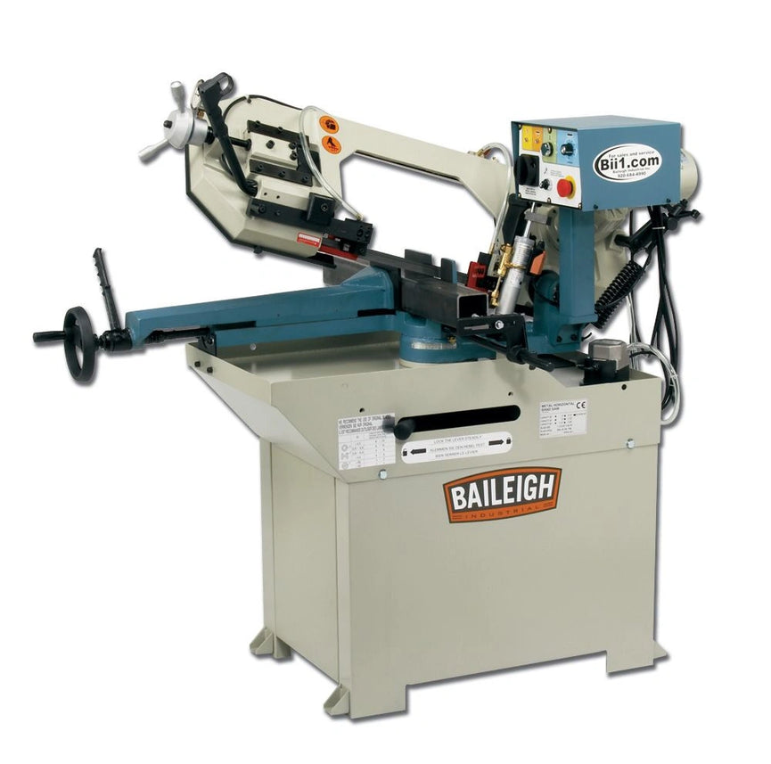 BS-250M; Metal Cutting 8.6" Geared Head Band Saw Mitering Head 2HP, 110V, Single Phase