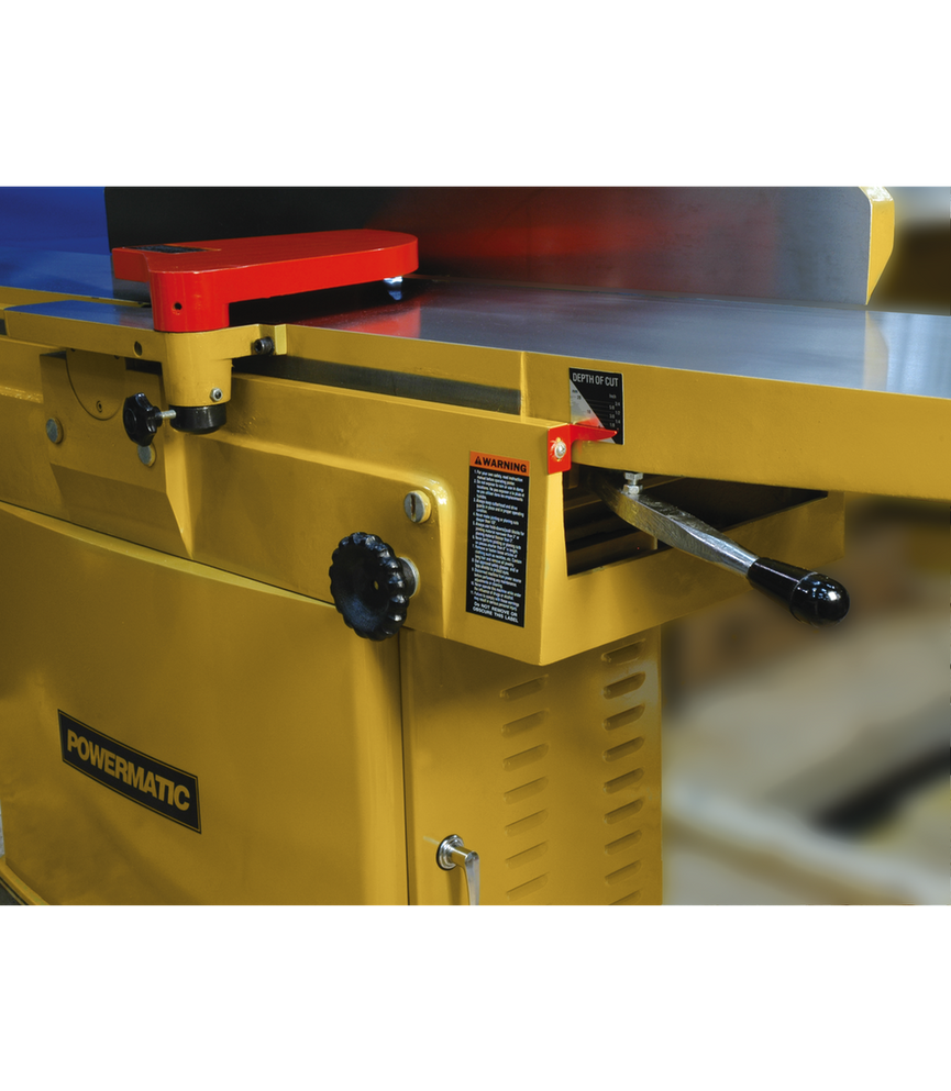 1285, 12" Jointer,  3HP 3PH 230/460V, Helical Cutterhead