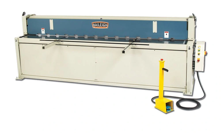 SH-12014; 220V 3Phase Hydraulic Powered Shear. 120" Length 14 Gauge Mild Steel Capacity