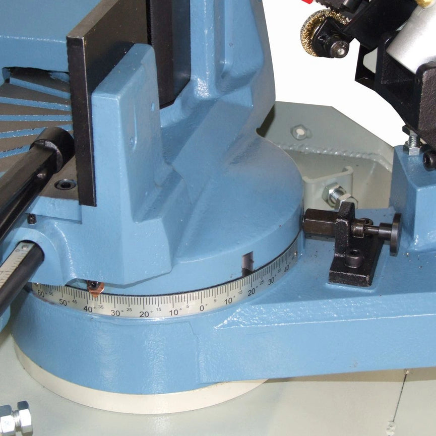 BS-260M; 8.66" Geared Head Dual Mitering Band Saw  1-1/2HP, 220V  Single Phase