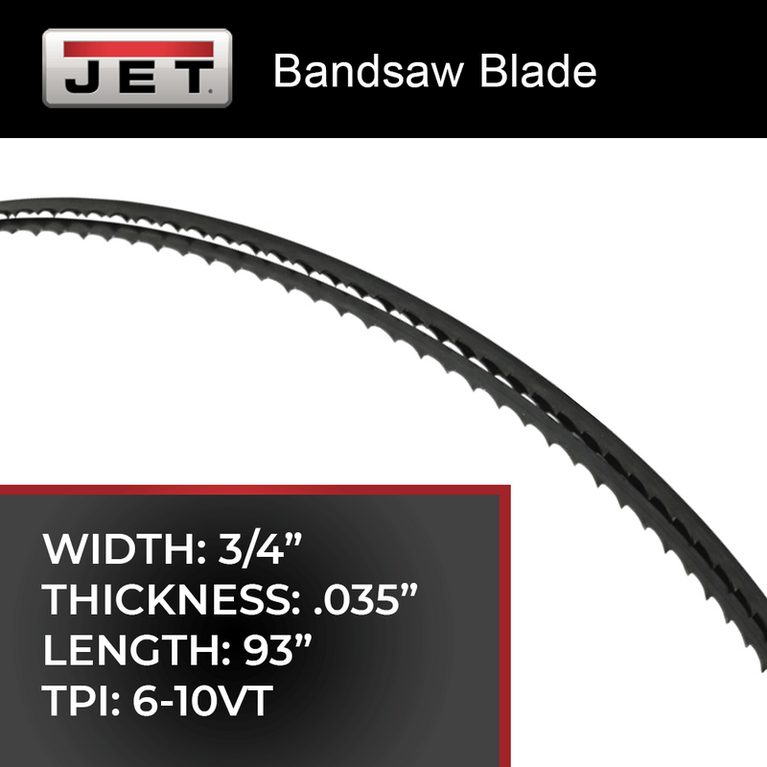 Bandsaw Blade 3/4" x .035" x 93" x 6-10VT- Bi-Metal For  HVBS-7MW, J-3410, HVBS-710G/S, HBS-812G