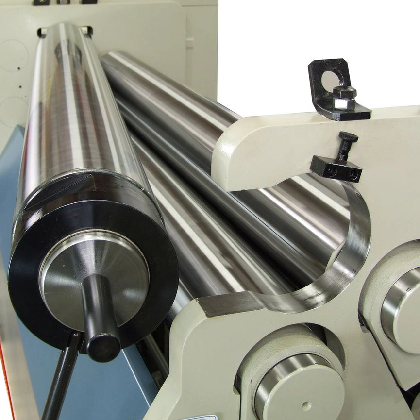 PR-403; 220V 3Phase Hydraulic Plate Roll. 4' Length 3 Gauge (1/4") Mild Steel Capacity
