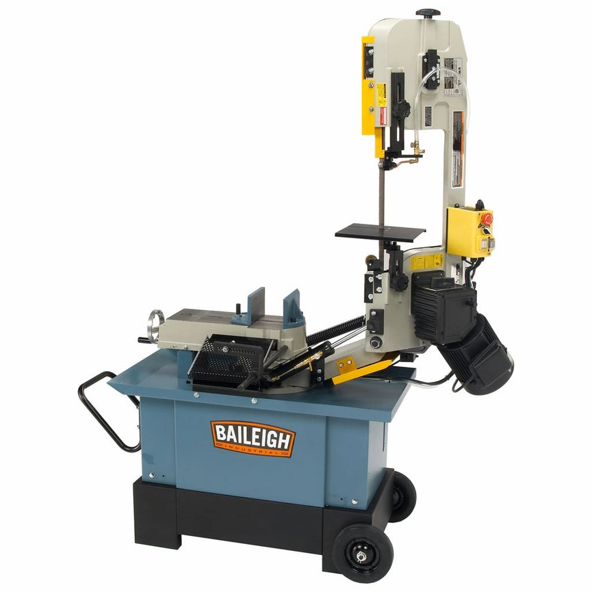 BS-712MS; 7" x 10 Geared Head Mitering Horizontal/Vertical Band Saw  1HP, 120V, Single Phase