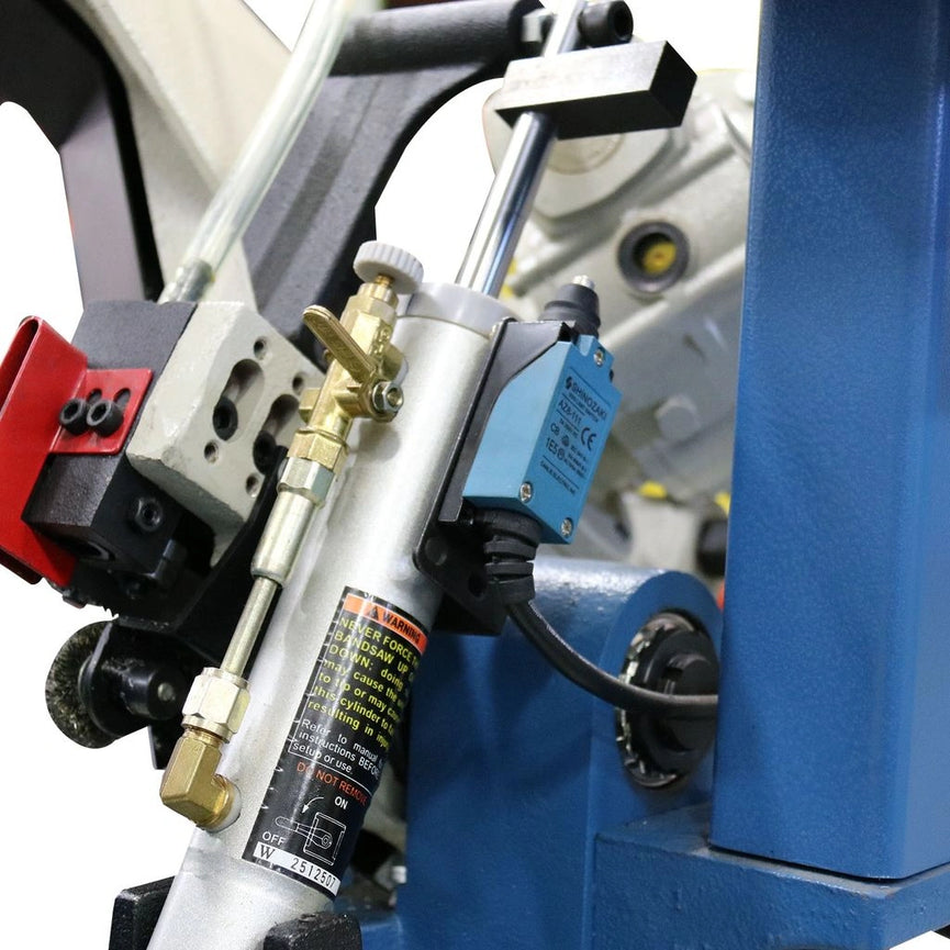BS-250M; Metal Cutting 8.6" Geared Head Band Saw Mitering Head 2HP, 110V, Single Phase