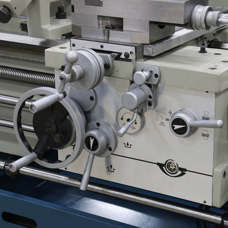 PL-1860E-1.0; 18" x 60" Geared Head Lathe with DRO  7-1/2HP, 220V 3Phase