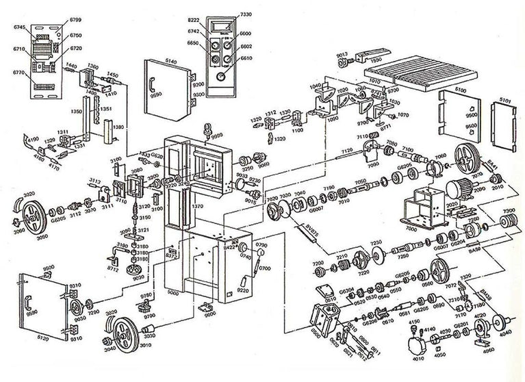 VBS-2012, 20" Vertical Bandsaw