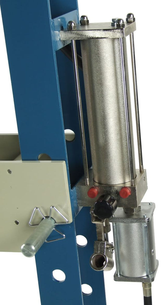 HSP-20A; 20 Ton Air/Hand Operated H-Frame Press, 7-1/2" Stoke, CE Approved