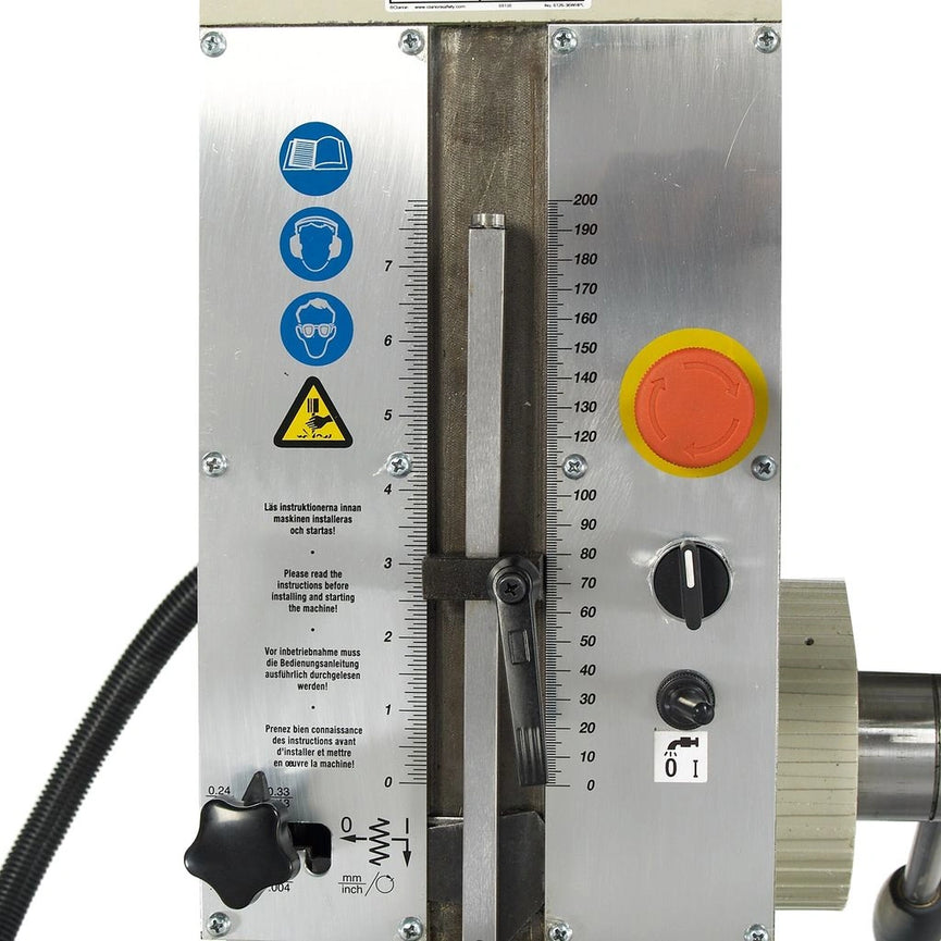 DP-1500G;  Gear Driven Drill Press with Tapping,  Power Down Feed  8 Speed  4MT 3-1/2HP, 220V 3Phase