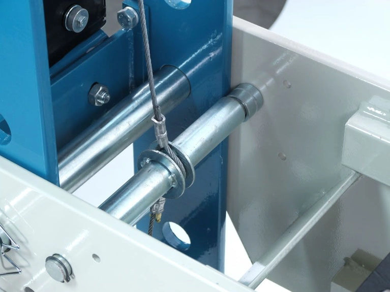 HSP-75A; 75 Ton Air/Hand Operated H-Frame Press, 9-3/4" Stoke, CE Approved