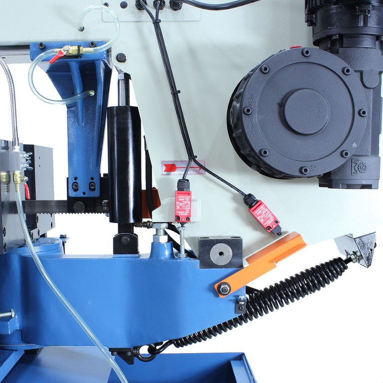 BS-20SA-DM;  13" Semi Automatic Variable Speed Dual Mitering Band Saw 3hp, 220V 3 Phase