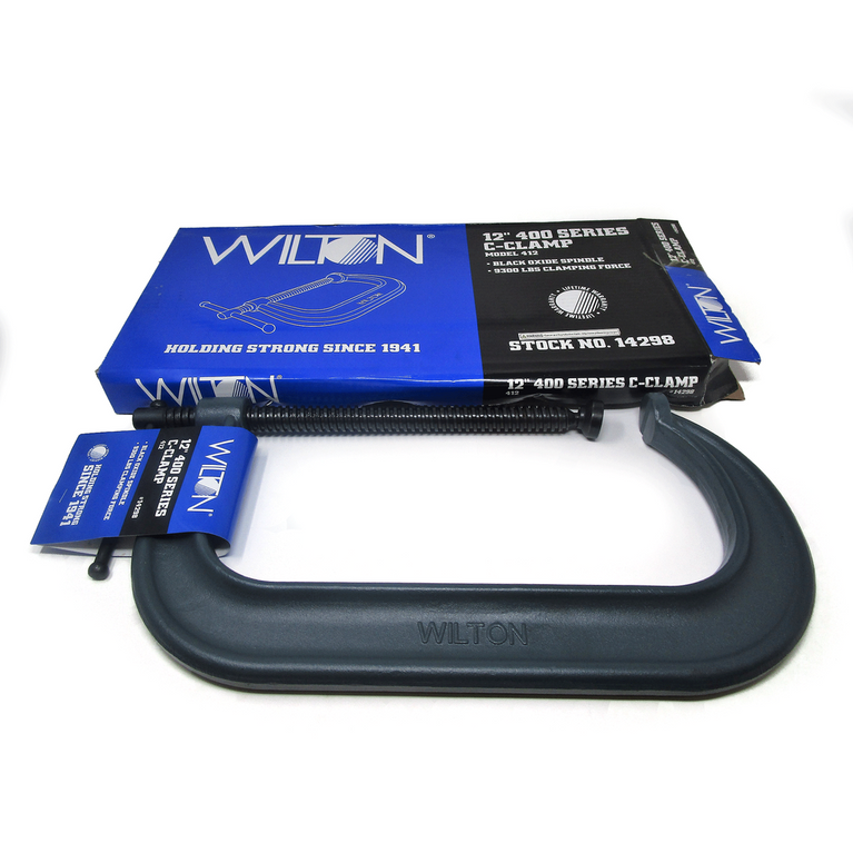 412, Drop Forged C-Clamp, 2 - 12-1/4” Opening, 6-1/4” Throat Depth