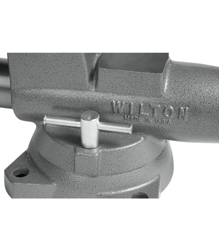 C1, Combination Pipe and Bench 4-1/2” Jaw Round Channel Vise with Swivel Base