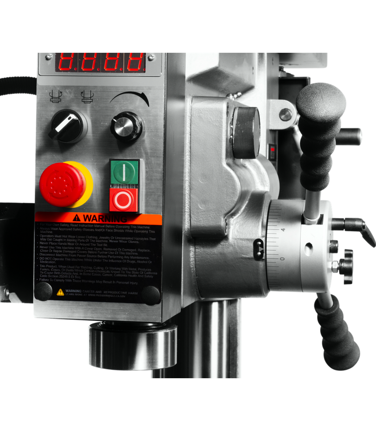 JDPE-20EVSC-PDF 20" Clutch EVS Drill Press with Power Downfeed 1-1/2HP, 115V, Single Phase