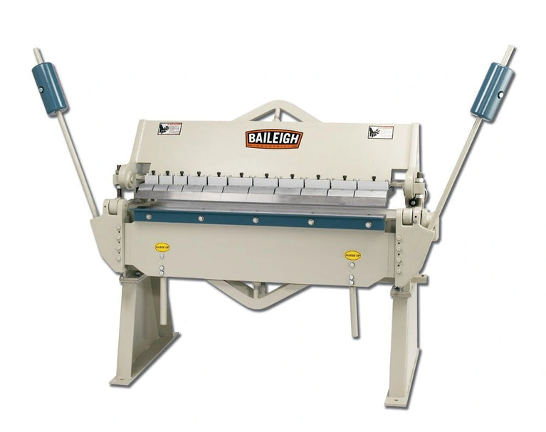 BB-4812; Heavy Duty Manually Operated Box and Pan (Finger) Brake, 4' Length, 12 Gauge Mild Steel Capacity