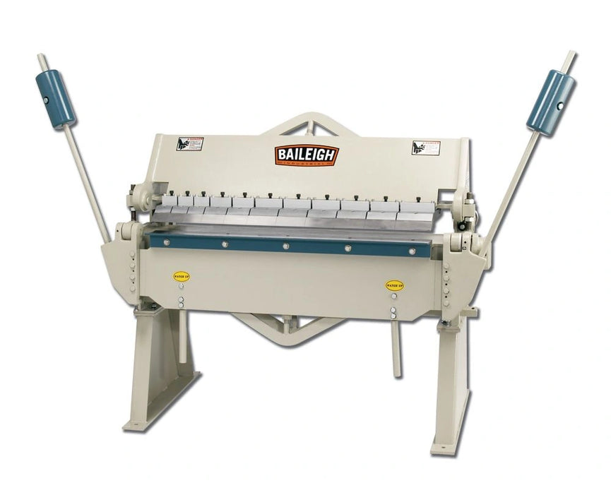 BB-4812; Heavy Duty Manually Operated Box and Pan (Finger) Brake, 4' Length, 12 Gauge Mild Steel Capacity