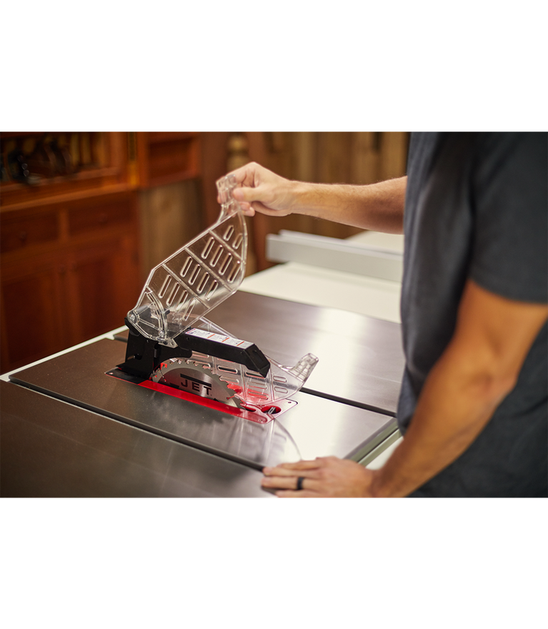 JPS-10, 10" ProShop 1.75HP 1PH 115V, 52" Fence System, Cast Wing w/ Riving Knife