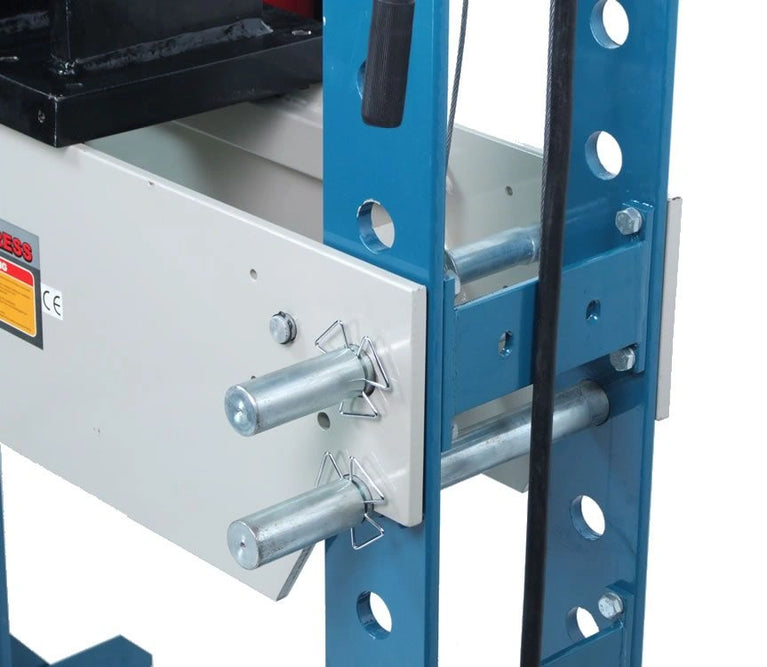 HSP-75A; 75 Ton Air/Hand Operated H-Frame Press, 9-3/4" Stoke, CE Approved