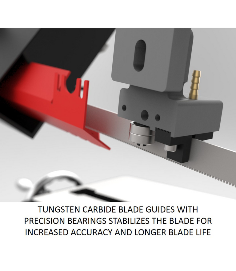 Elite 10x18 SemiAuto Variable Speed Dual Mitering Saw with Hydraulic Vise