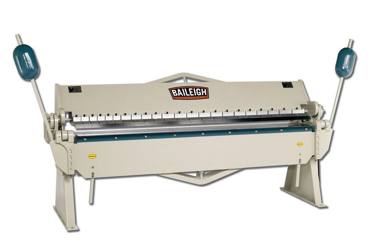 BB-9612; Heavy Duty Manually Operated Box and Pan (Finger) Brake, 8' Length, 12 Gauge Mild Steel Capacity