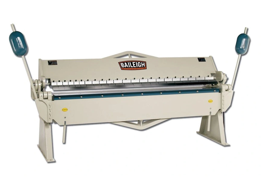 BB-9612; Heavy Duty Manually Operated Box and Pan (Finger) Brake, 8' Length, 12 Gauge Mild Steel Capacity