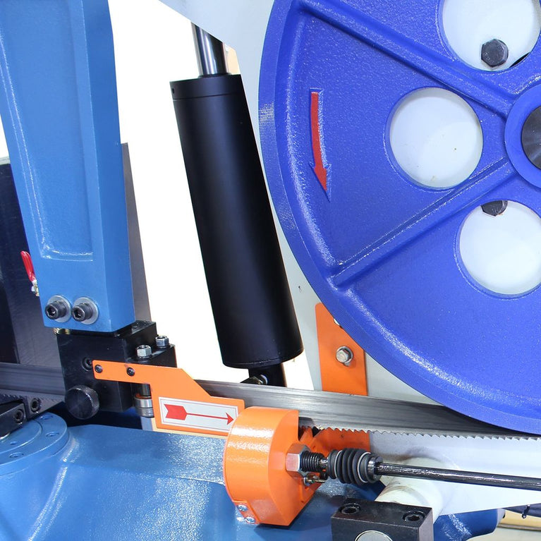 BS-24SA-DM; 18" Variable Speed Semi-Auto Dual Mitering Bandsaw  5HP, 220V 3Phase