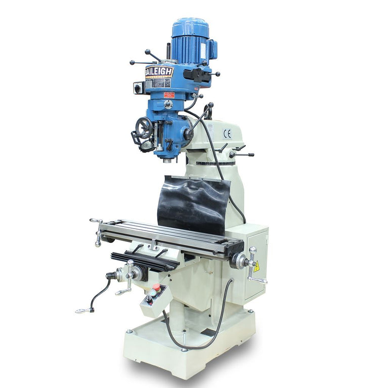 VM-836E-1;   8" x 36" Step Pulley Vertical Mill, 2HP, 110V, Single Phase