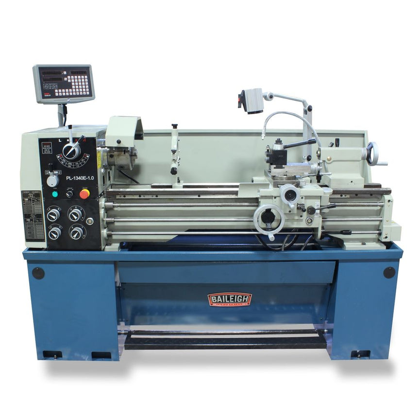 PL-1340E-1.0; 13" x 40" Geared Head with  DRO  2HP, 220V 1Phase