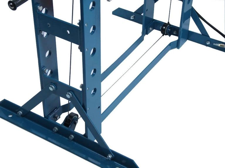 HSP-75A; 75 Ton Air/Hand Operated H-Frame Press, 9-3/4" Stoke, CE Approved
