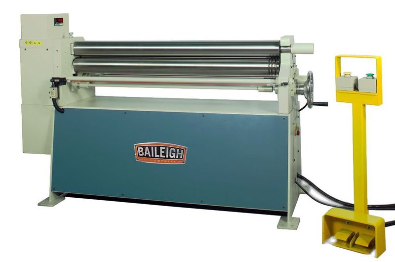 PR-413; 220V 1Phase Plate Roll. 4' Length 13 Gauge Mild Steel Capacity