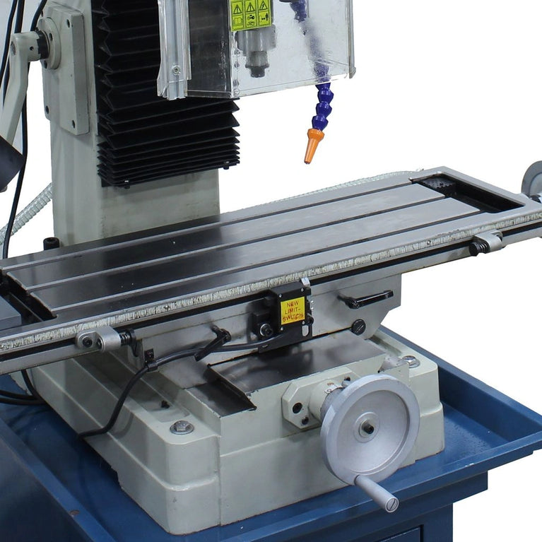 VMD-931G;  Square Column Geared Head Mill and Drill, Includes Stand & X-Powerfeed 2HP, 110V, Single Phase