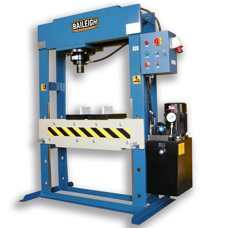 HSP-60M; 220V 3Phase 60 Ton Hydraulic H-Frame Press, 11.5" Stroke