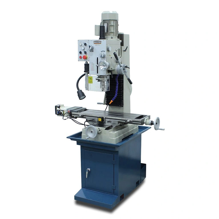 VMD-931G;  Square Column Geared Head Mill and Drill, Includes Stand & X-Powerfeed 2HP, 110V, Single Phase