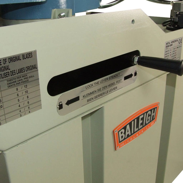 BS-260M; 8.66" Geared Head Dual Mitering Band Saw  1-1/2HP, 220V  Single Phase