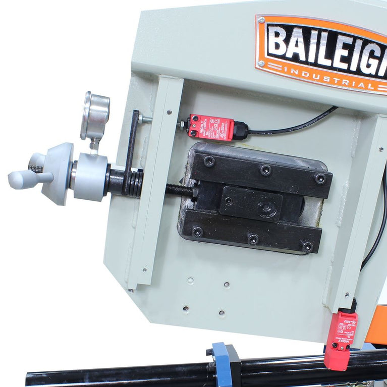 BS-20SA-DM;  13" Semi Automatic Variable Speed Dual Mitering Band Saw 3hp, 220V 3 Phase